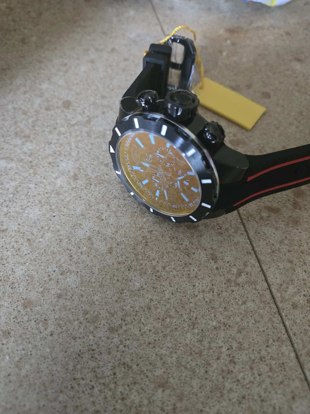 Invicta Men's Black and Red Sport Watch